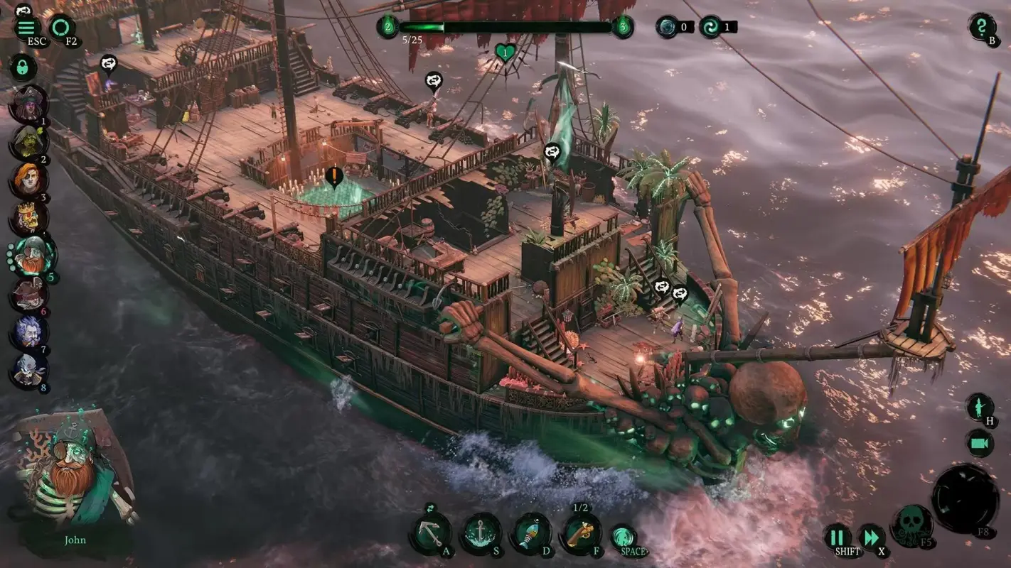Shadow Gambit: The Cursed Crew – стратегия с упором на стелс №3