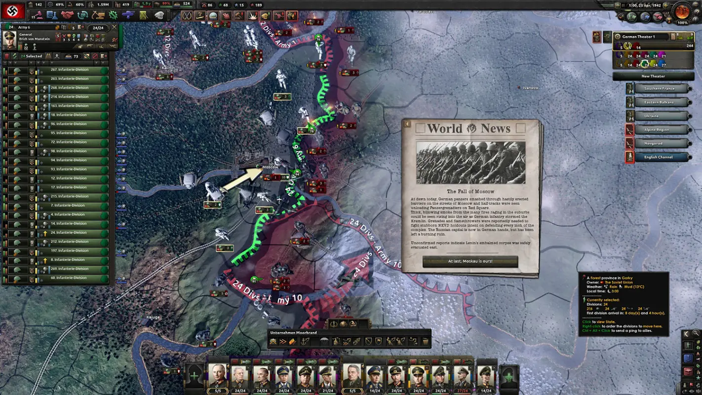 Hearts of Iron IV – глобальная стратегия про настоящую войну №3