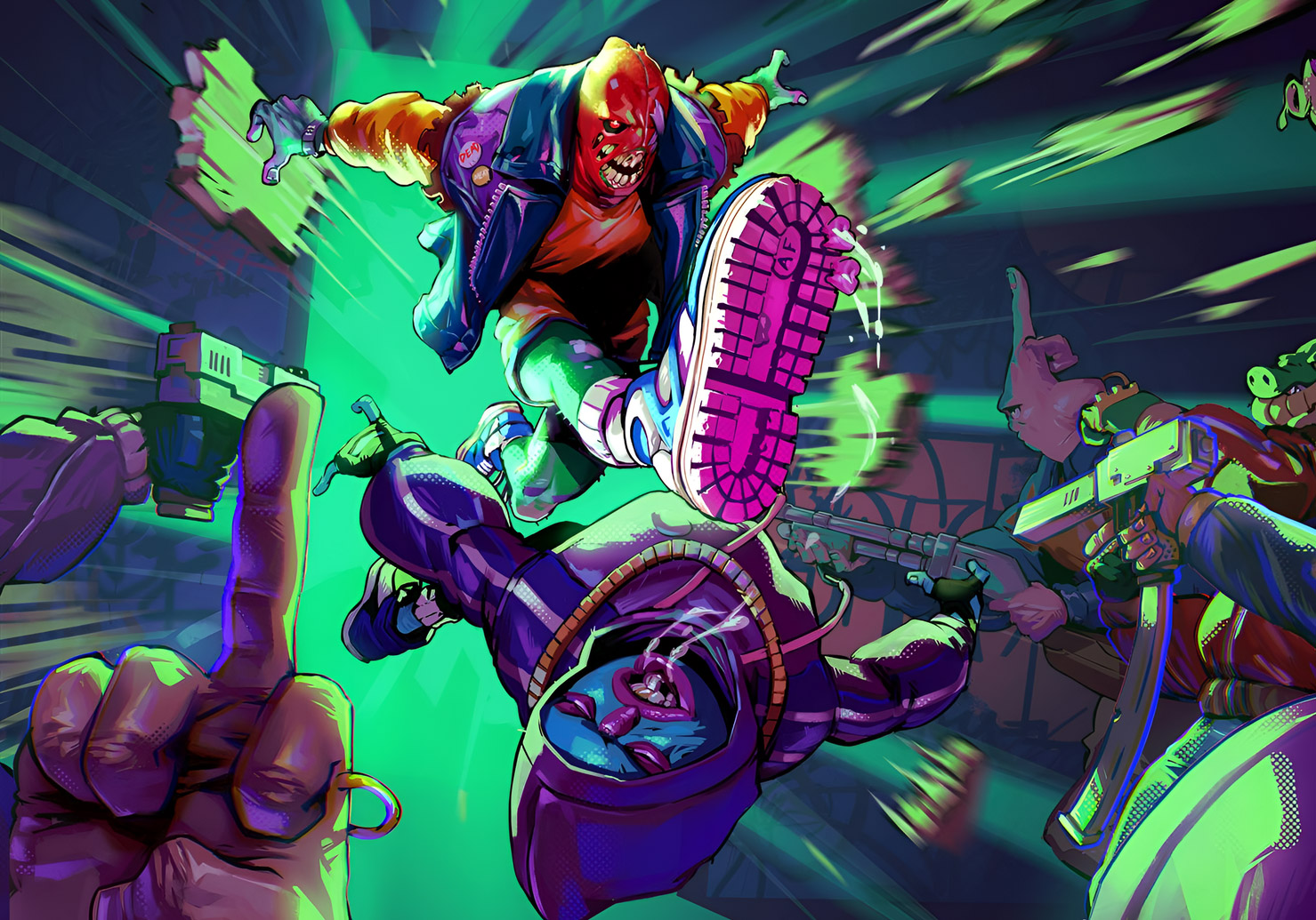 Anger Foot – концентрированный боевик, где нога выступает главным оружием