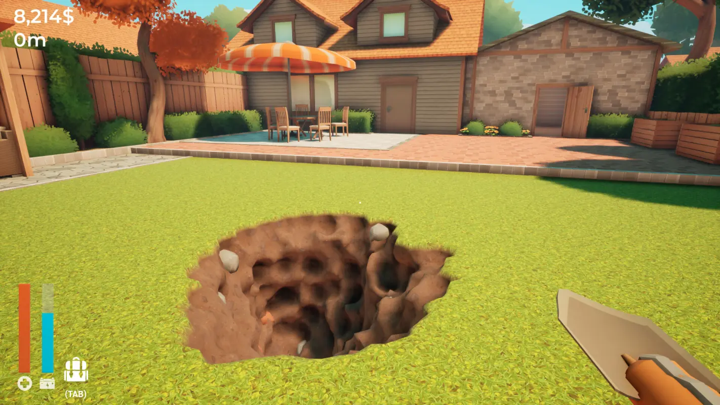 A Game About Digging A Hole – последовательное погружение в яму №1