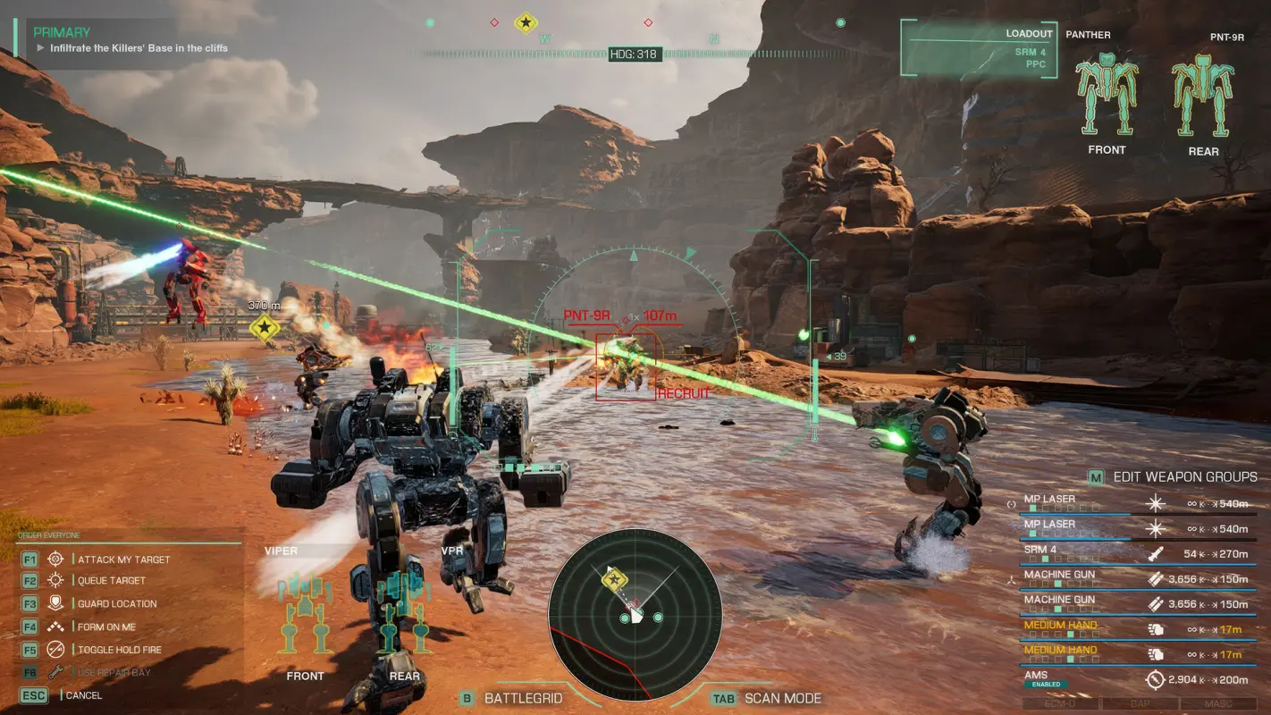 MechWarrior 5: Clans – эпичные сражения на огромных боевых роботах №3