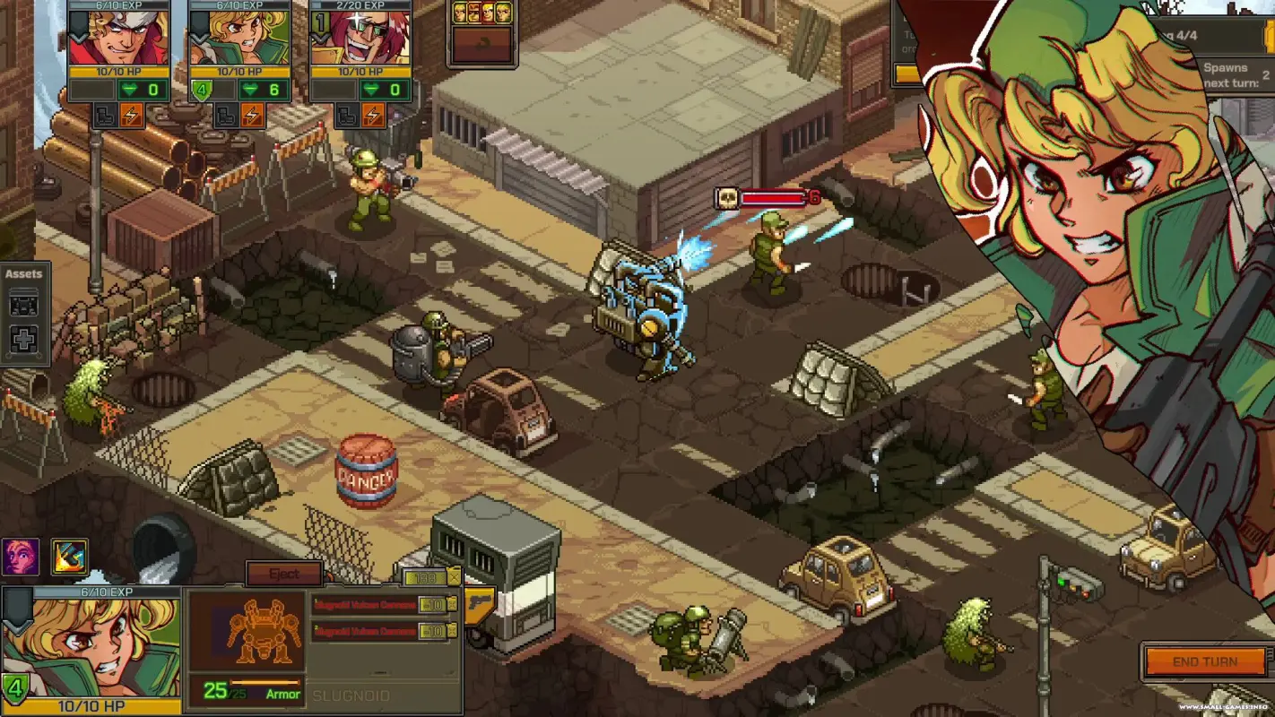 Metal Slug Tactics – трансформация аркады в пошаговую стратегию №3